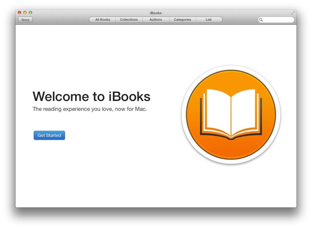 iBooks for Mac